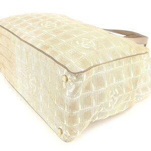 CHANEL Tote Bag beige Women A15991 Authentic secondhand